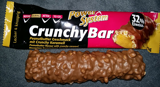 Аппетитный и полезный батончик Crunchy Bar придаст сил и энергии после серьезных нагрузок